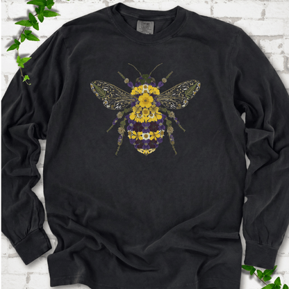 Wildflower Bee Long Sleeve T-Shirt