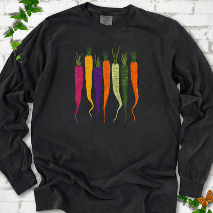 Rainbow Carrots Long Sleeve T-Shirt