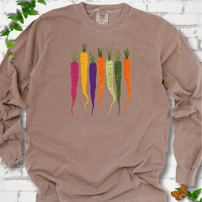 Rainbow Carrots Long Sleeve T-Shirt