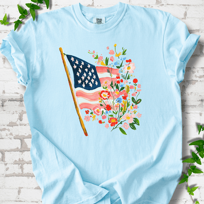 Stars Stripes & Wildflowers T-Shirt