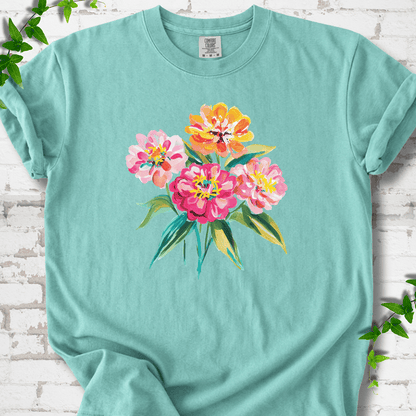 Cutting Garden Zinnias T-Shirt