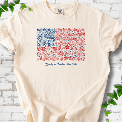 American Flag Wildflower T-Shirt